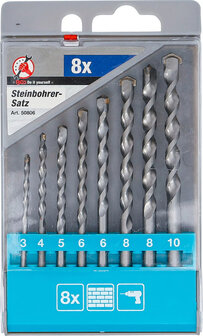 Masonry Drill Set 3 - 10 mm 8 pcs