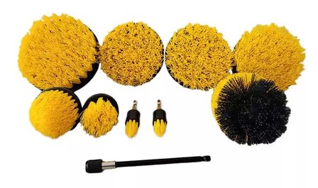 Drill Brush Set &ndash; 10 Pieces