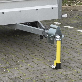 Parking post for trailer or caravan