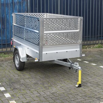 Parking post for trailer or caravan