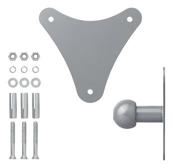 Wall mount for bike carrier