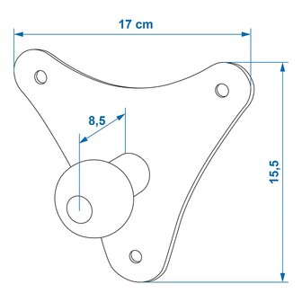 Wall mount for bike carrier