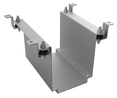 Whale U Mounting Bracket Universal Vertical for Gas/Electric Space Heater