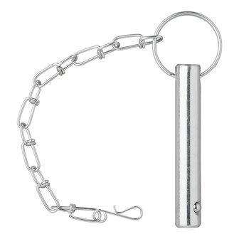 Locking pin with chain