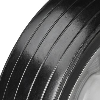 Jockey wheel tyre with large metal rim and rubber tyre 220 x 65 mm, 300 kg