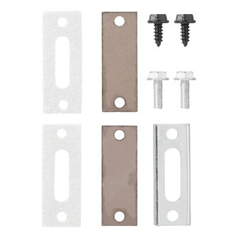 Mica window 42 x 15 mm with seal for Truma heater