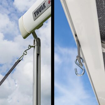 Heavy Duty storm strap set for Thule Omnistor awnings