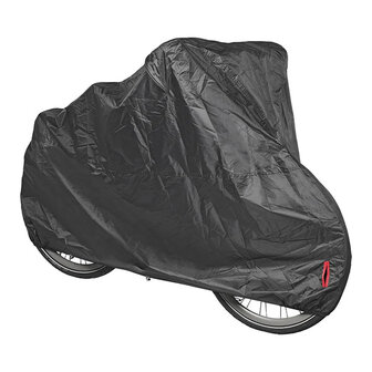 Black protective cover for 1 bicycle