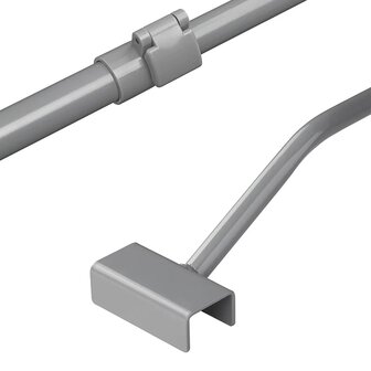Metal adjustable cover support bar 100&ndash;155 cm for trailer tarp