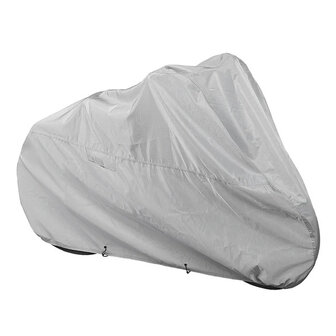 Grey protective cover for 1 bicycle (ripstop)