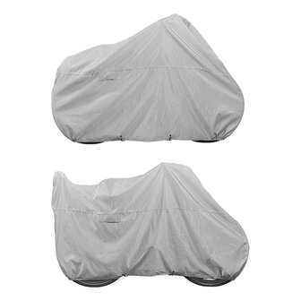 Grey protective cover for 1 bicycle (ripstop)