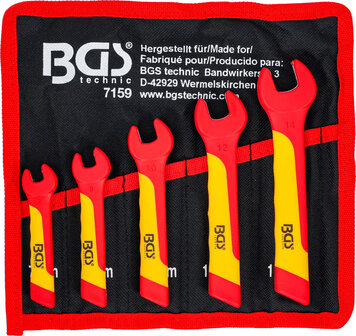 5-piece VDE Open End Spanner Set, 7-14 mm