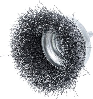 Wire Cup Brush 6 mm Shaft &Oslash; 75 mm