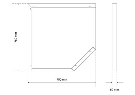 Drawer and Workshop Cabinet Basement Substructure adjustable height Coner Base