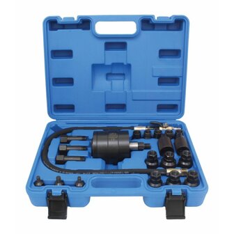 Pneumatic vibrating puller designed to dismantle stuck injectors