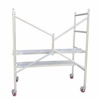 Foldable work platform scaffold