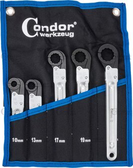 Ratchet Ring Spanner 10-22 mm Set 5-pcs&nbsp;