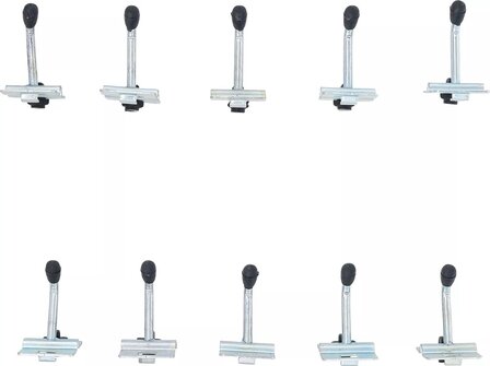 Single Hook Set 40 mm for Storage System Combination 10 pcs
