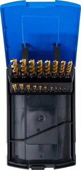 Twist Drill HSS G titanium nitrated 1 - 10 mm 19 pcs