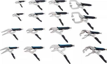 Locking Grip Pliers Set 16 pcs