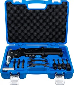 Riveter Set for Standard, Nut and Stud Rivets