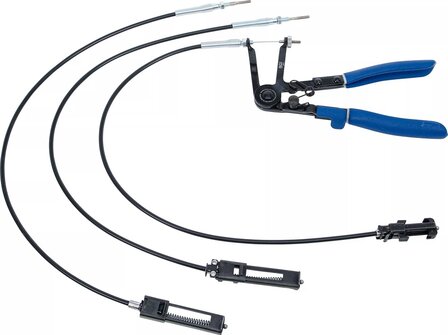 Hose Clamp Pliers with interchangeable Bowden Cables 635 - 670 mm