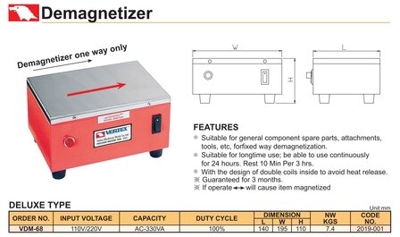 Demagnetizer 1.5A