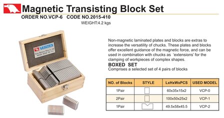 Magnetic Transisting Block Set 4-pcs