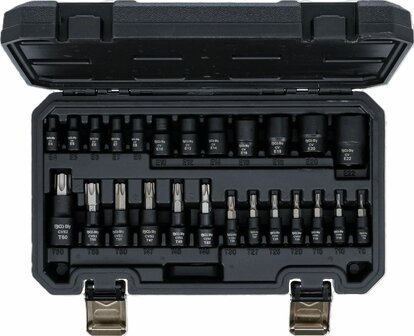 Bit Socket / Socket Set (1/4), (3/8), (1/2) Drive E-Star / T-Star (for Torx) 25 pcs