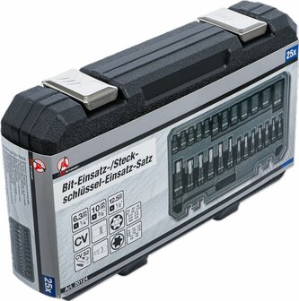 Bit Socket / Socket Set (1/4), (3/8), (1/2) Drive E-Star / T-Star (for Torx) 25 pcs