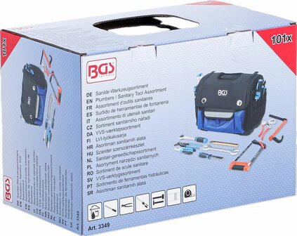 Plumbers / Sanitary Tool Assortment 101 pcs
