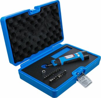Torque Wrench Set Compact with Bit Set  (1/4) 1 - 8 Nm 22 pcs