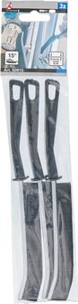 Synthetic Bristles Corner Cleaning Brush Set 230 mm 3 pcs