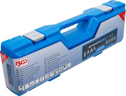 Torque Wrench Set for 9 x 12 mm Insert Tools 10 - 50 Nm 10 pcs