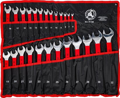 Combination Spanner Set with non-slip handle 6 - 32 mm 25 pcs