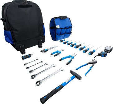 Tool Backpack with Telescopic Handle Mobile 66 pcs