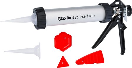 Aluminium Caulking Gun with Joint Smoother Set 5 pcs
