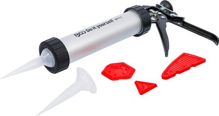 Aluminium Caulking Gun with Joint Smoother Set 5 pcs