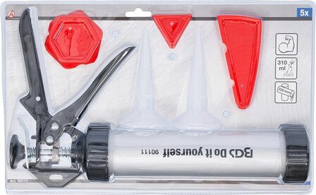 Aluminium Caulking Gun with Joint Smoother Set 5 pcs