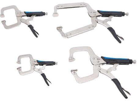 Welding Grip Pliers Set 4 pcs