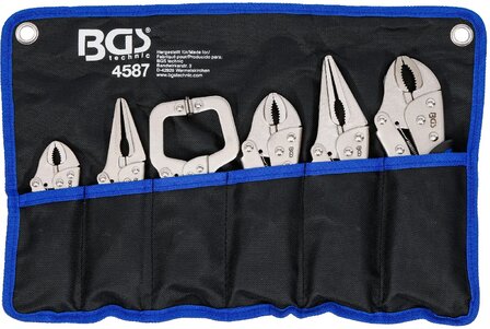 Locking Grip Pliers Set 6 pcs