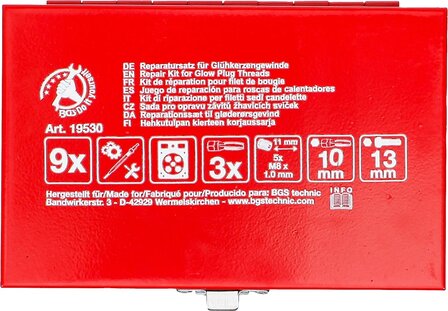 Repair Kit for Glow Plug Threads M8 x 1.0