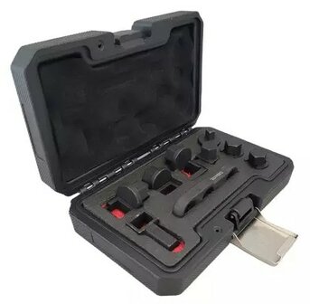 Auxiliary/multi-belt tensioner tool set