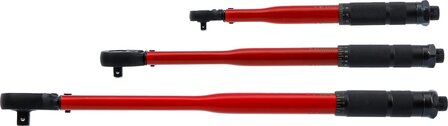 Torque Wrench Set (1/4) 2 - 24 Nm, (3/8) 19 - 110 Nm, (1/2) 28 - 210 Nm 3 pcs