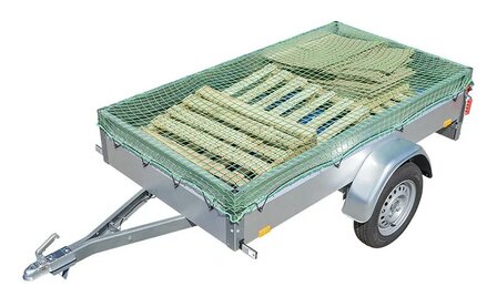 Trailer Net 1.80 x 3.00 m with Elastic Cord in Polybag