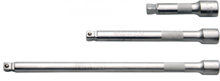 Wobble Extension Bar Set 10 mm (3/8) 75 / 150 / 250 mm, 3 pcs.