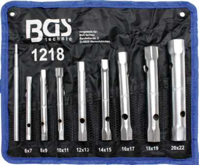 Box Spanner Set 6x7 - 20x22 mm 8 pcs