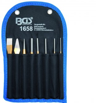 8-piece Pin Punch and Chisel Set