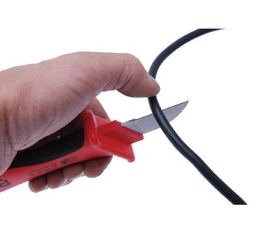 VDE Cable Knife with Slip Protection