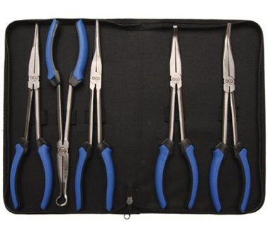 5-piece Long Nose Plier Set, 290 mm